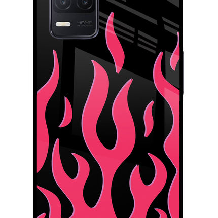 Fire Flames Realme 8 5G/8s 5G Glass Case
