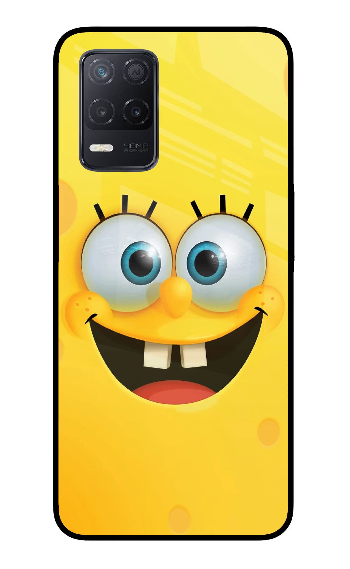 Sponge 1 Realme 8 5G/8s 5G Glass Case Back Cover by Casekaro