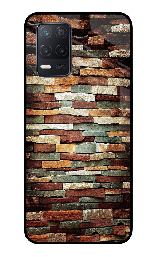 Bricks Pattern Realme 8 5G/8s 5G Glass Case