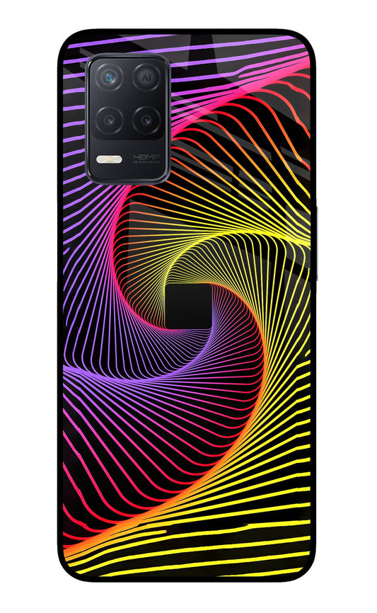 Colorful Strings Realme 8 5G/8s 5G Glass Case