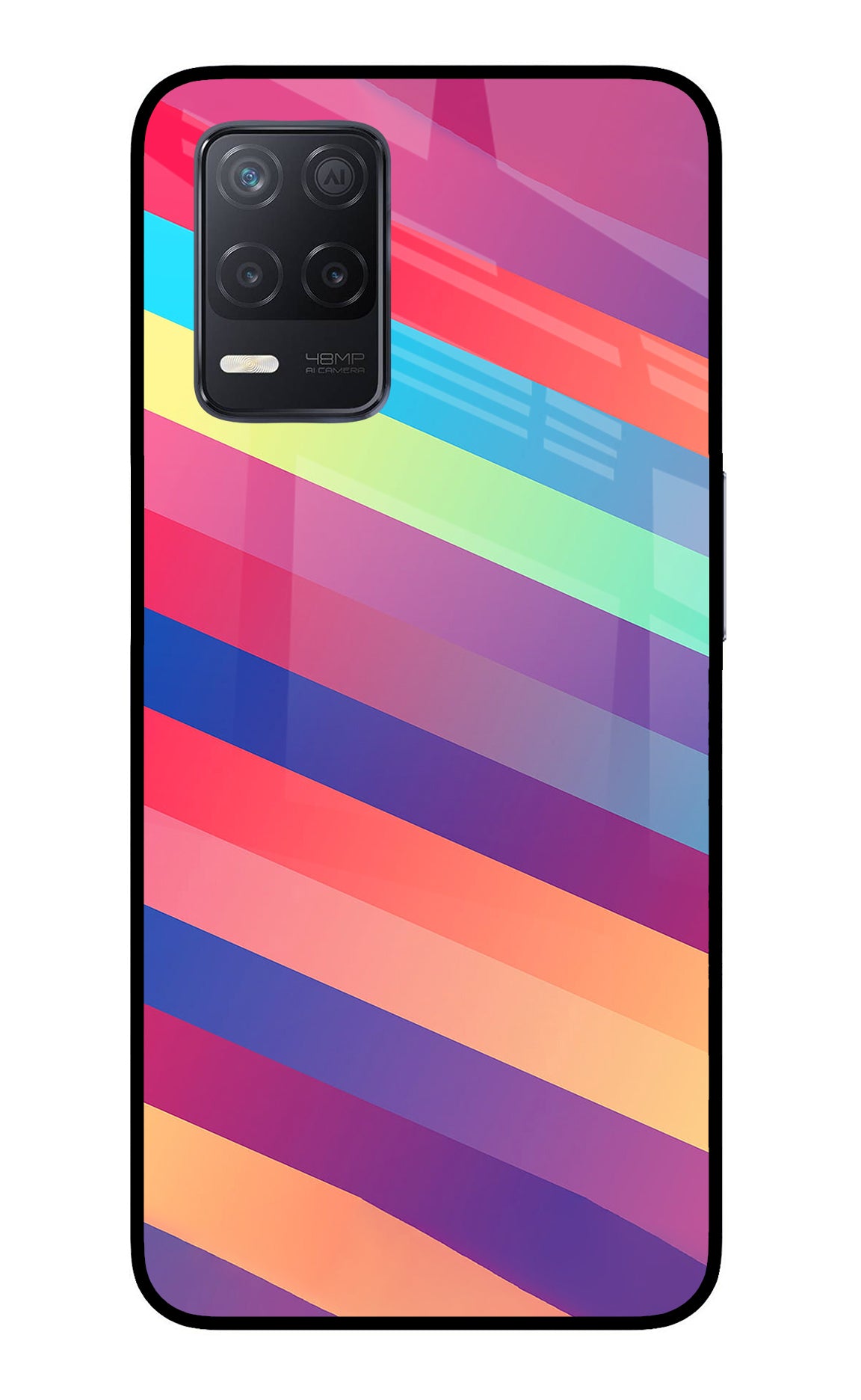 Stripes color Realme 8 5G/8s 5G Back Cover