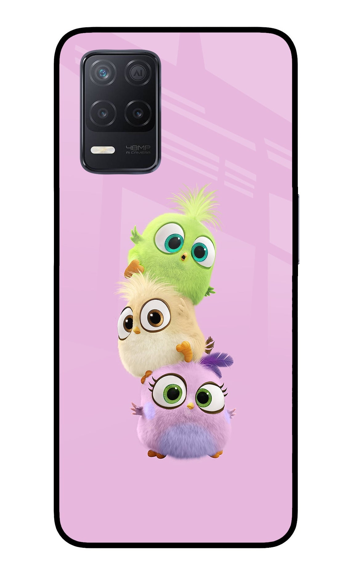 Cute Little Birds Realme 8 5G/8s 5G Glass Case