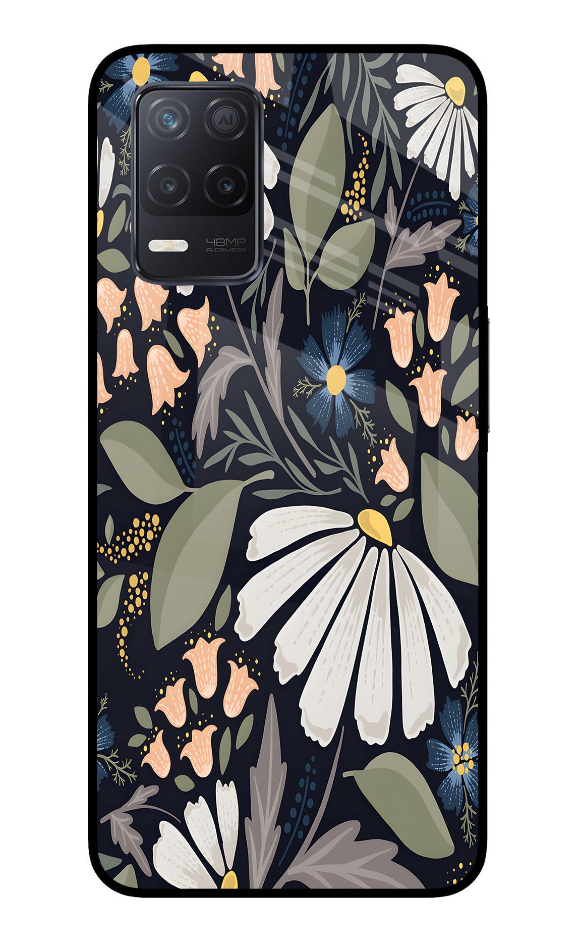 Flowers Art Realme 8 5G/8s 5G Glass Case