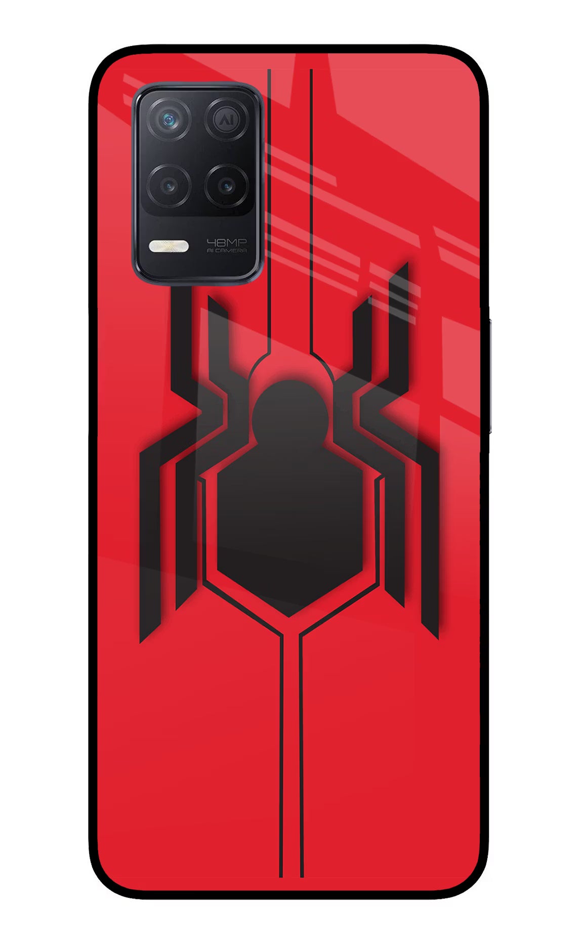 Spider Realme 8 5G/8s 5G Glass Case Back Cover by Casekaro