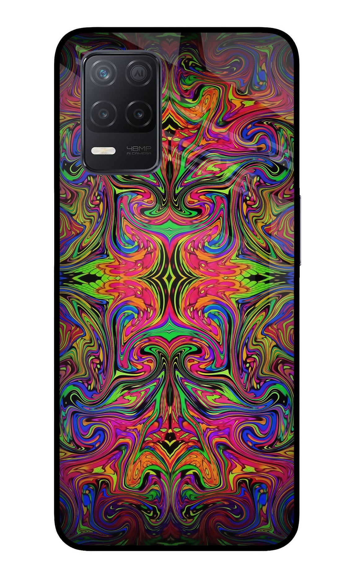 Psychedelic Art Realme 8 5G/8s 5G Glass Case