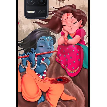 Radhe Krishna Realme 8 5G/8s 5G Glass Case