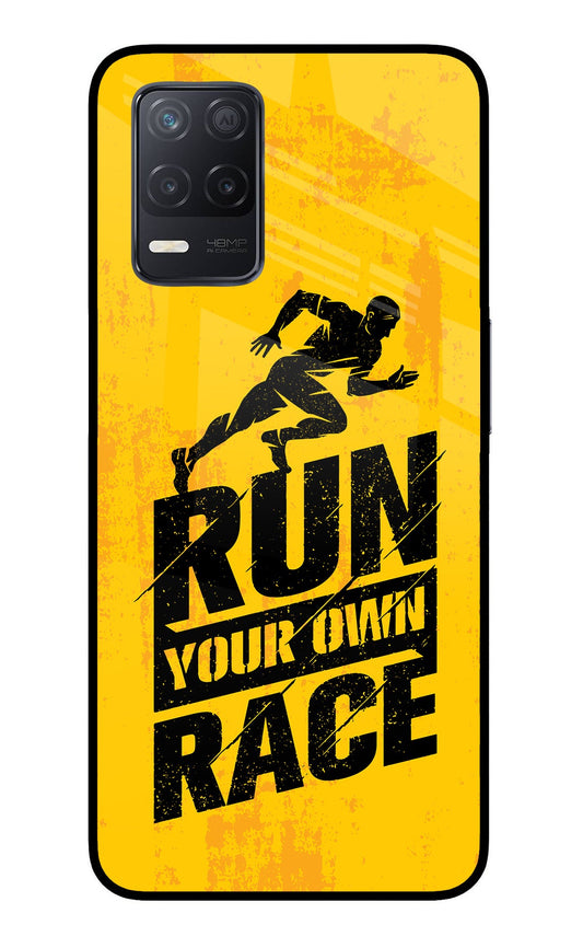 Run Your Own Race Realme 8 5G/8s 5G Glass Case