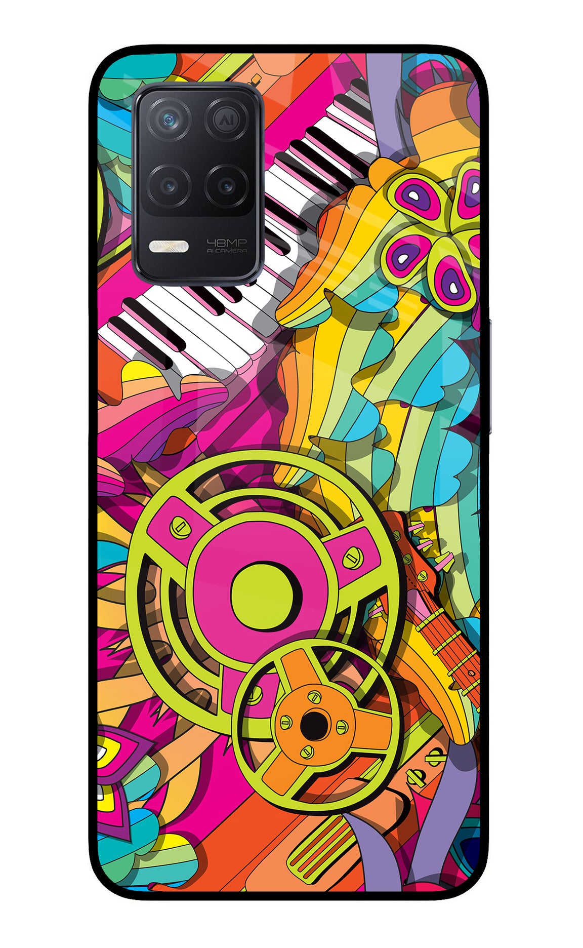 Music Doodle Realme 8 5G/8s 5G Back Cover