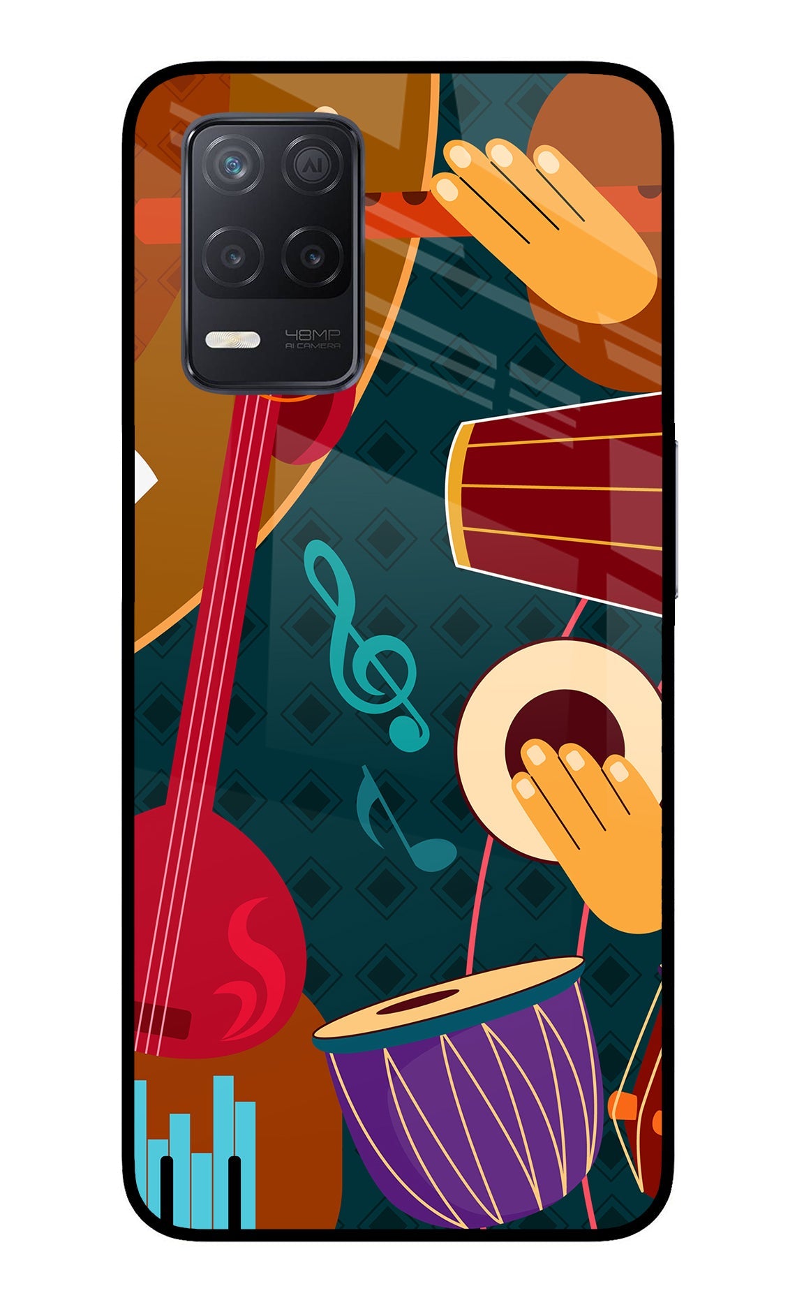 Music Instrument Realme 8 5G/8s 5G Back Cover