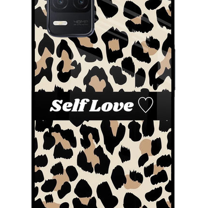 Leopard Print Self Love Realme 8 5G/8s 5G Glass Case