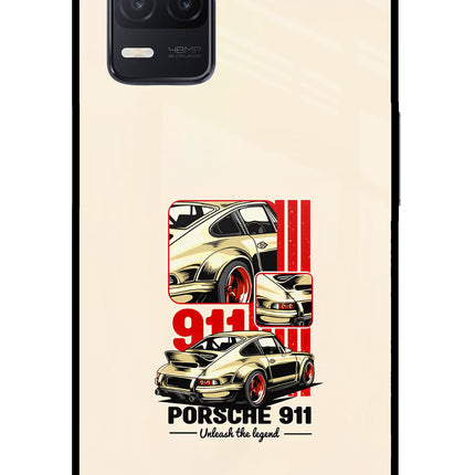 Classic Porsche 911 Realme 8 5G/8s 5G Glass Case