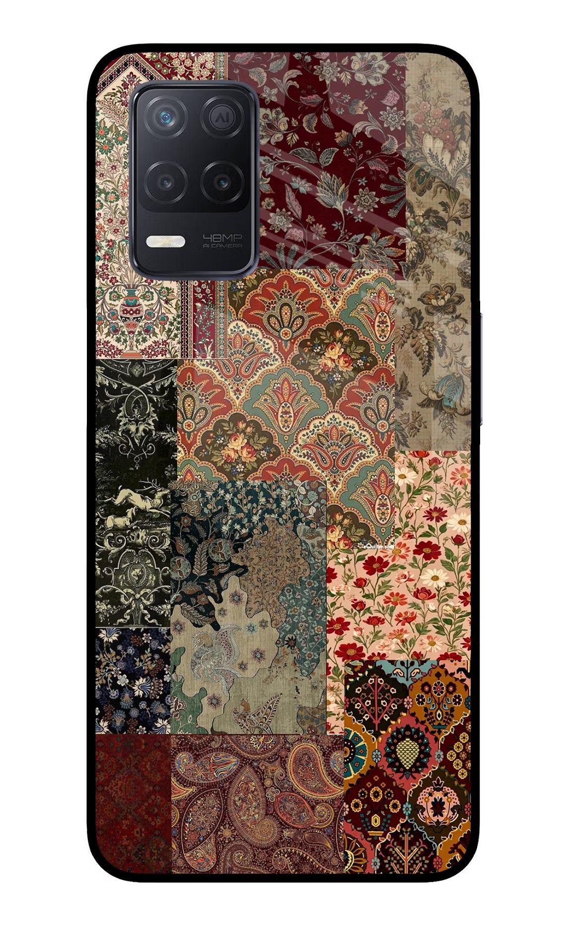Desi Print Realme 8 5G/8s 5G Glass Case Back Cover by Casekaro