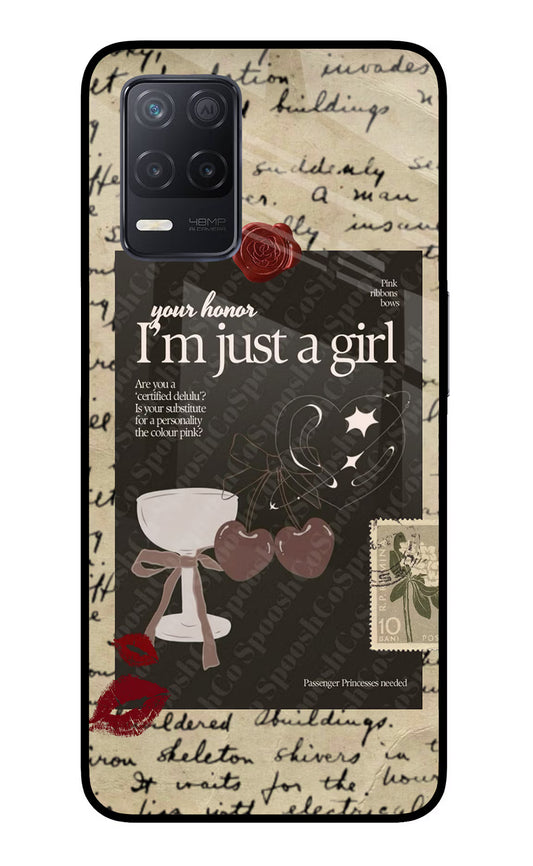 I am just a girl Realme 8 5G/8s 5G Glass Case