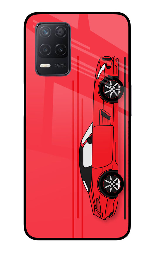 Red Velocity Realme 8 5G/8s 5G Glass Case