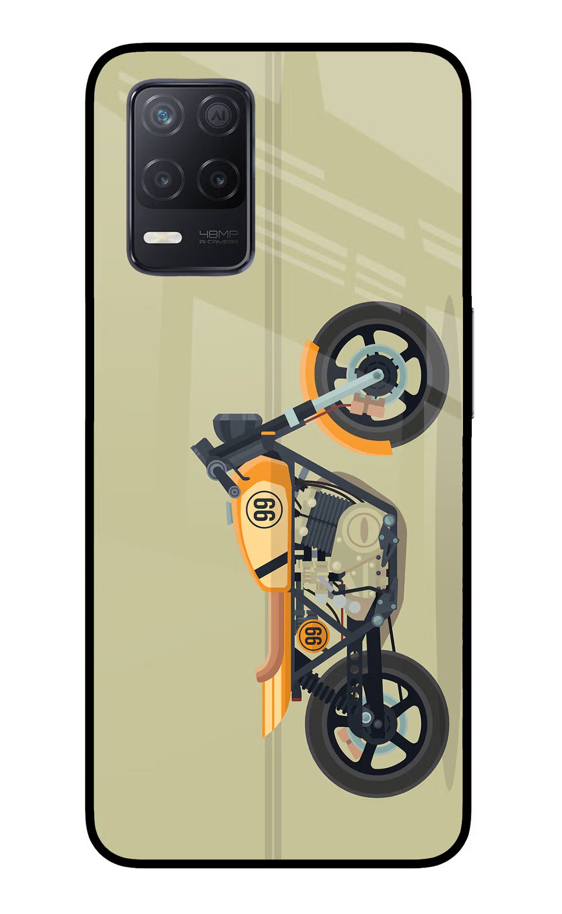 Vertical Speedster Realme 8 5G/8s 5G Glass Case