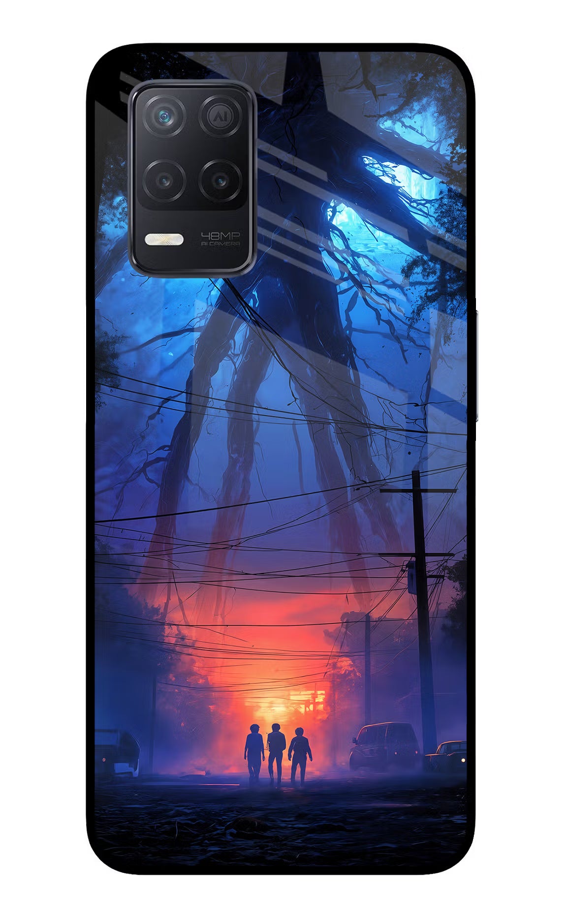 Ordinary Things Shadow Realme 8 5G/8s 5G Glass Case Back Cover by Casekaro