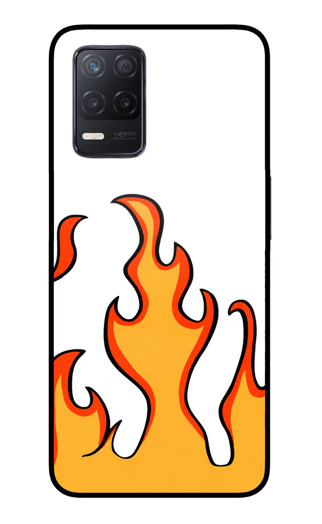 Fired Up – White Realme 8 5G/8s 5G Glass Case
