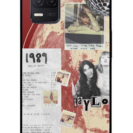 Taylor Swift Realme 8 5G/8s 5G Glass Case