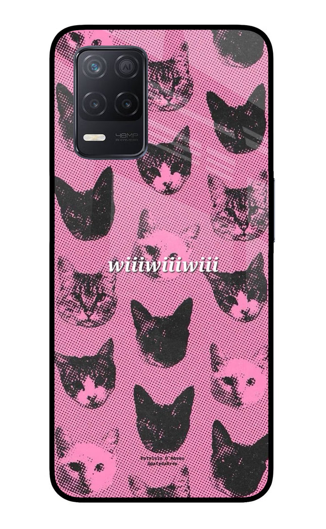 Pink Cats Realme 8 5G/8s 5G Glass Case