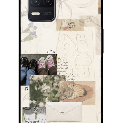 Soft Aesthetic Realme 8 5G/8s 5G Glass Case