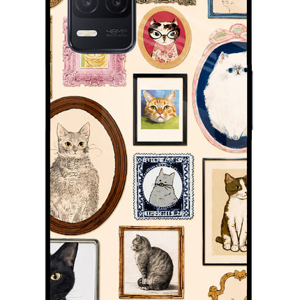 Mirror Cats Realme 8 5G/8s 5G Glass Case