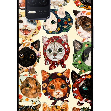 Cool Cat Realme 8 5G/8s 5G Glass Case