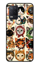 Cool Cat Realme 8 5G/8s 5G Glass Case