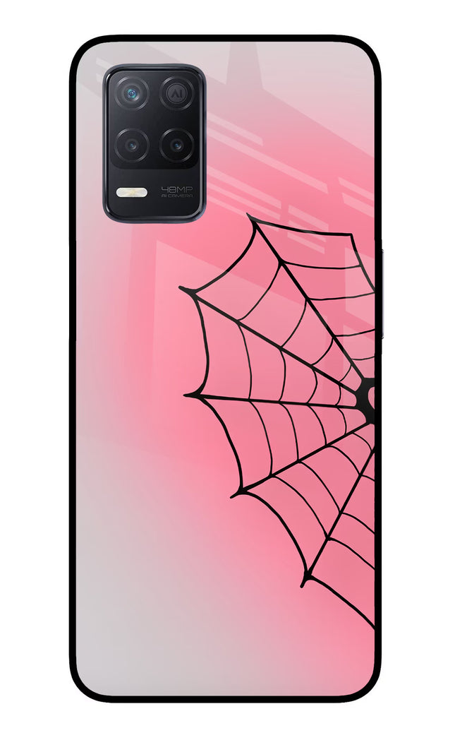Pink Web Realme 8 5G/8s 5G Glass Case