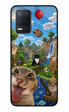 Minecraft Cat Chaos Realme 8 5G/8s 5G Glass Case