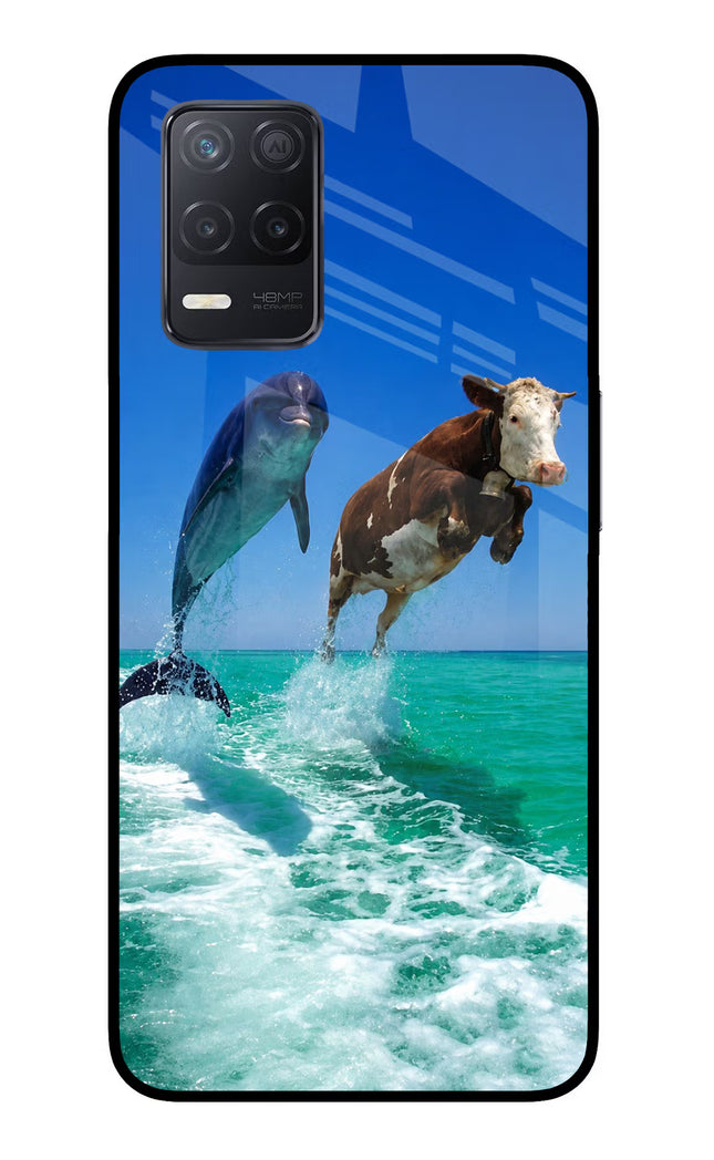 Dolphin vs Cow Realme 8 5G/8s 5G Glass Case