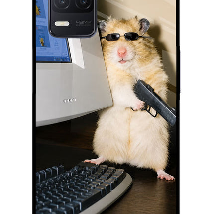 Hacker Hamster Realme 8 5G/8s 5G Glass Case