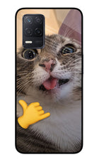 Silly Cat Call Realme 8 5G/8s 5G Glass Case