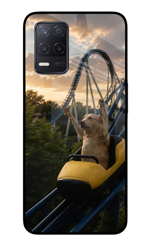 Rollercoaster Dog Realme 8 5G/8s 5G Glass Case