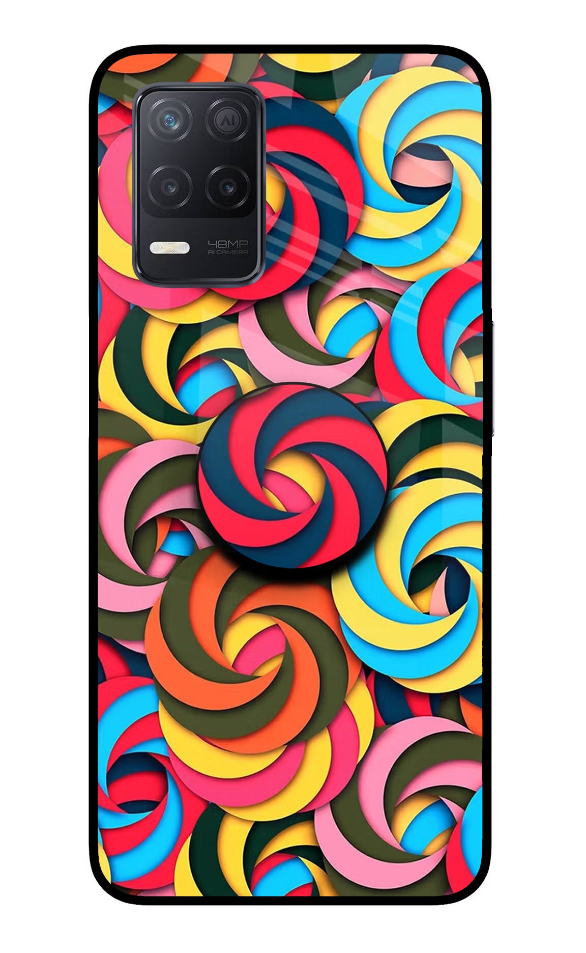 Spiral Pattern Realme 8 5G/8s 5G Pop Case by Casekaro