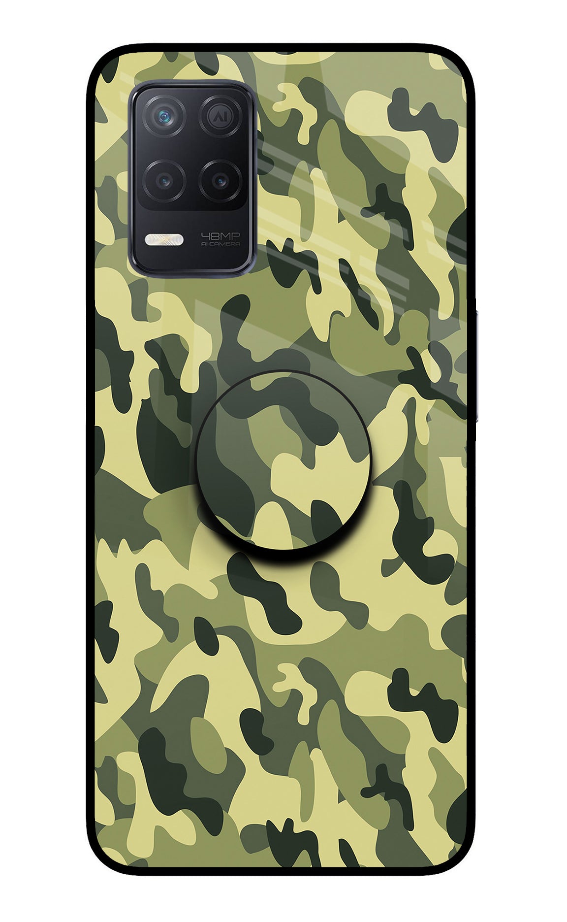 Camouflage Realme 8 5G/8s 5G Glass Case