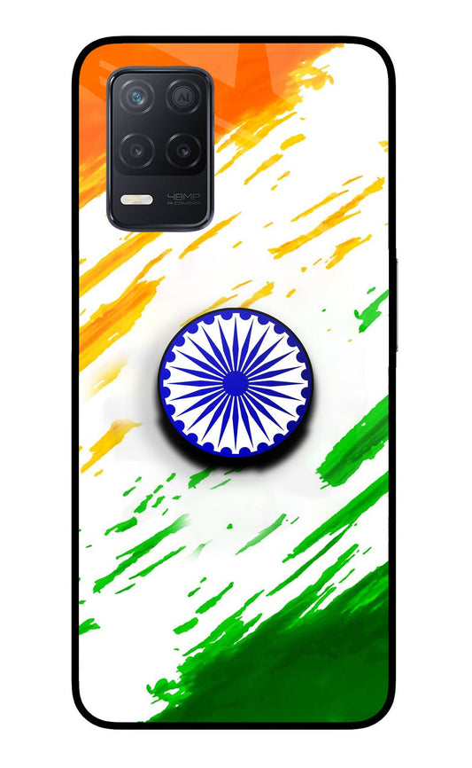 Indian Flag Ashoka Chakra Realme 8 5G/8s 5G Glass Case