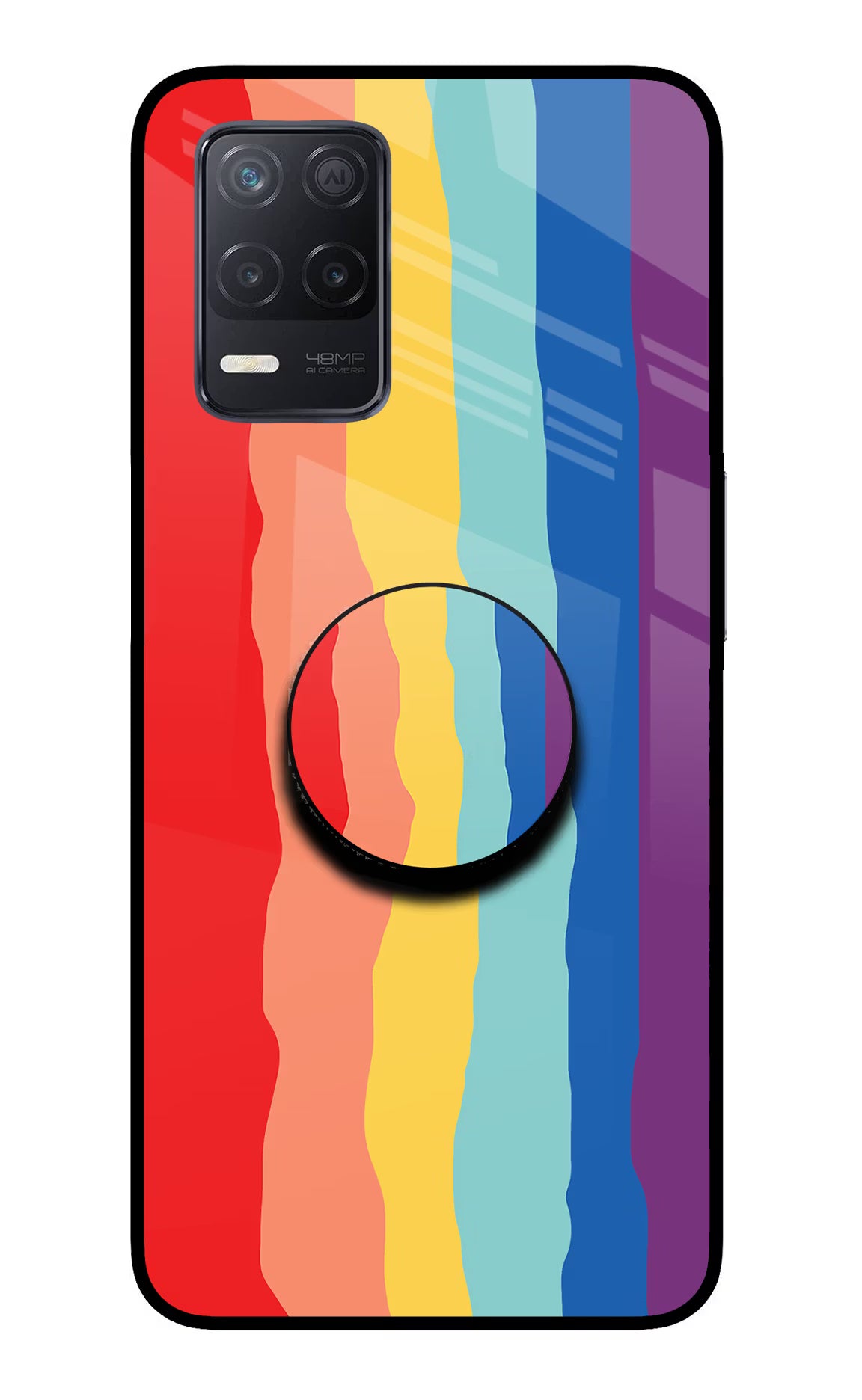 Rainbow Realme 8 5G/8s 5G Pop Case by Casekaro