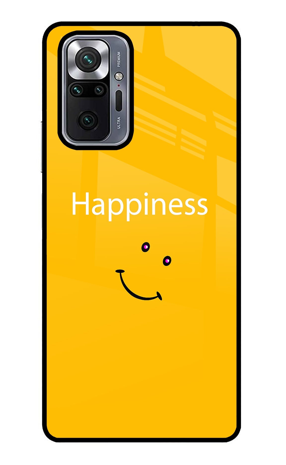 Happiness With Smiley Redmi Note 10 Pro Max Glass Case