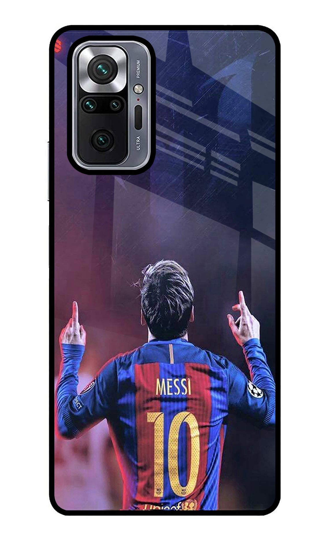 Messi Redmi Note 10 Pro Max Glass Case