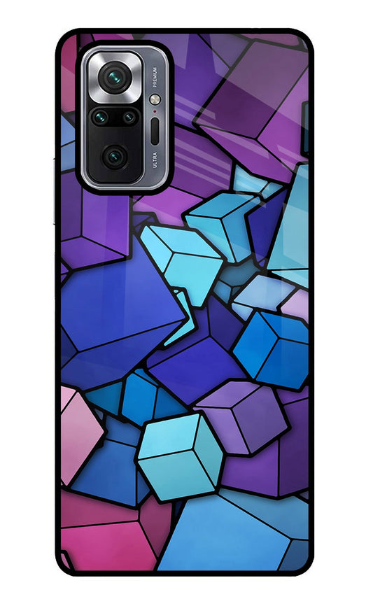 Cubic Abstract Redmi Note 10 Pro Max Glass Case