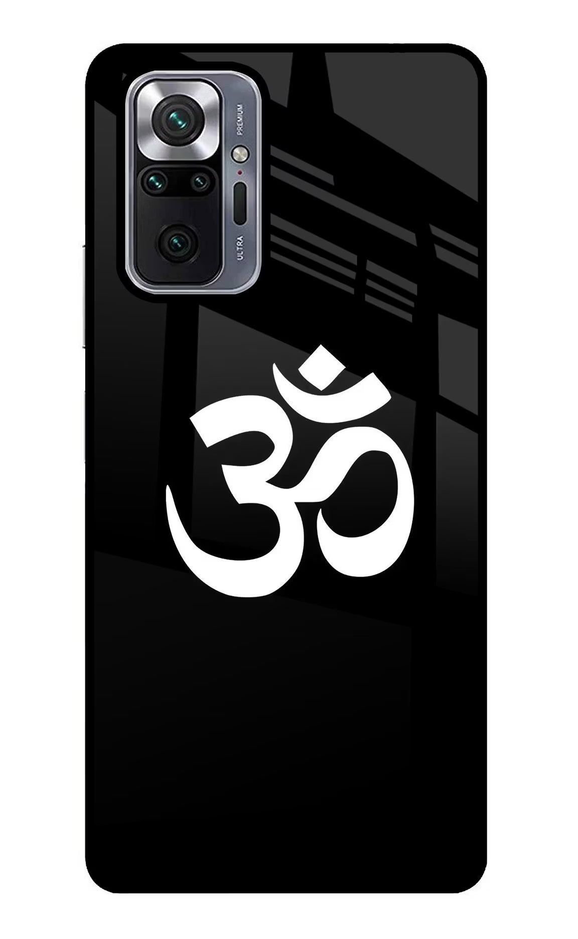 Om Redmi Note 10 Pro Max Glass Case Back Cover by Casekaro