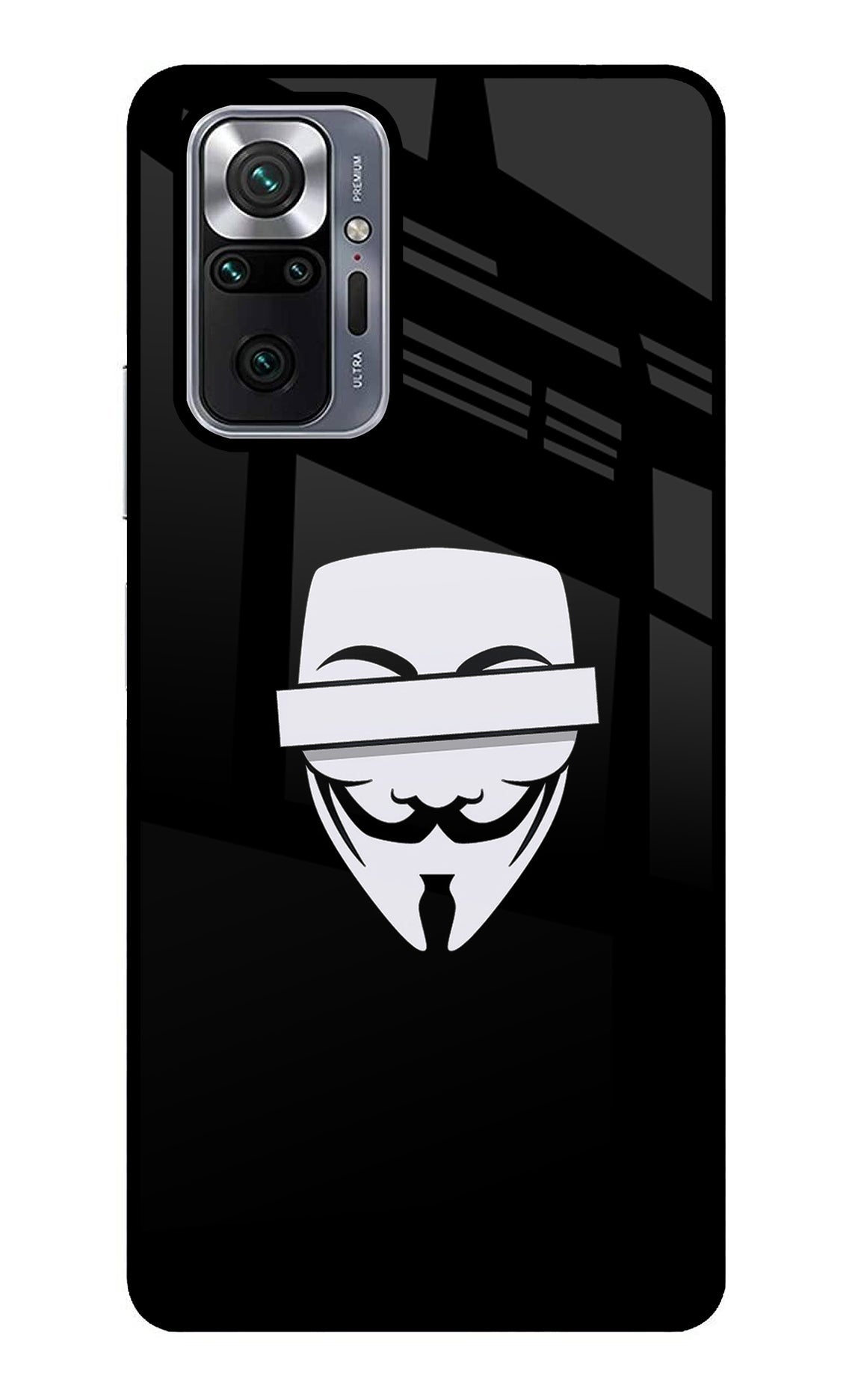 Anonymous Face Redmi Note 10 Pro Max Glass Case