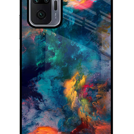 Artwork Paint Redmi Note 10 Pro Max Glass Case Back Cover by Casekaro