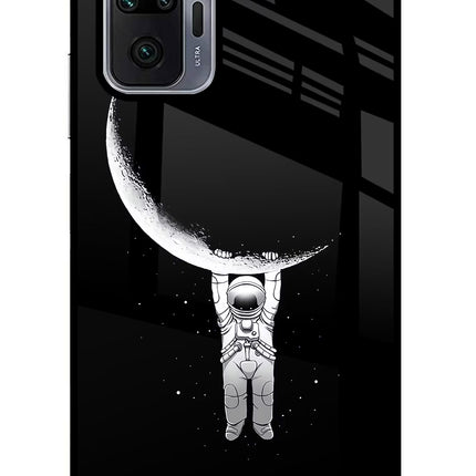 Moon Space Redmi Note 10 Pro Max Glass Case Back Cover by Casekaro