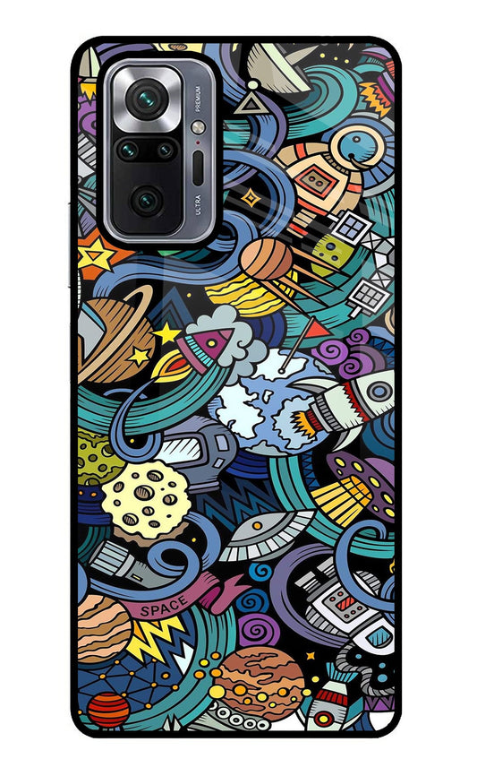 Space Abstract Redmi Note 10 Pro Max Glass Case