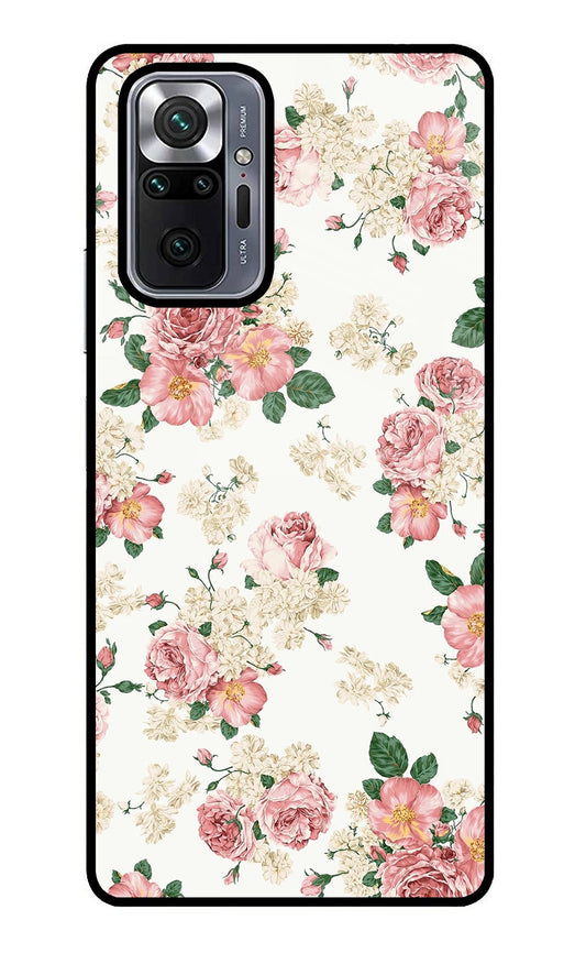 Flowers Redmi Note 10 Pro Max Glass Case