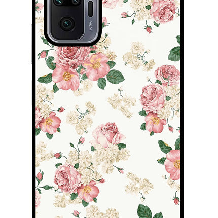Flowers Redmi Note 10 Pro Max Glass Case Back Cover by Casekaro