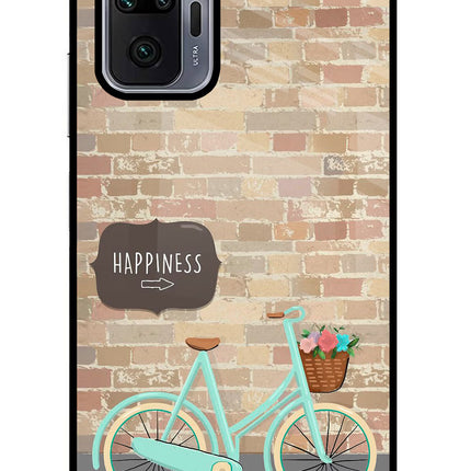 Happiness Artwork Redmi Note 10 Pro Max Glass Case Back Cover by Casekaro