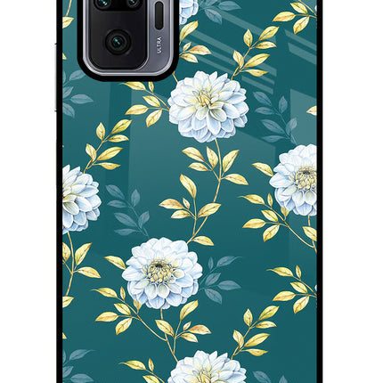 Flowers Redmi Note 10 Pro Max Glass Case Back Cover by Casekaro