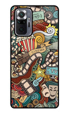 Cinema Abstract Redmi Note 10 Pro Max Glass Case